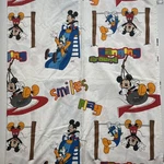 Vintage Disney Mickey Mouse Clubhouse Twin Flat Sheet Kids Bedding Jay Franco. Fixed Price $11.69.