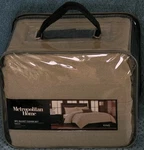 Metropolitan Home King Wright 3 Pc Duvet Cover Set Metallic Gold Shams New. Fixed Price $129.99.