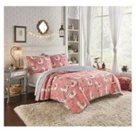 Vue Llama Drama Modern Graphic Reversible Quilt Set Full/queen Coral 3 Piece. Fixed Price $84.99.