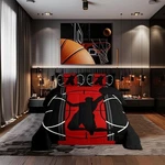 Basketball Comforter Set Teens Sports Games Bedding Red Twin 03. Fixed Price $44.29.