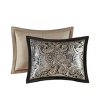 12 Piece Comforter Set With Cotton Bed Sheets Black Full. Fixed Price $235.99.