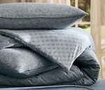 Boll & Branch Signature Reversible Comforter Set Bluestone Meadow/marigold F/q. Fixed Price $259.00.