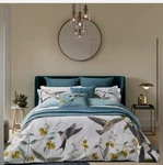 Ted Baker London Botanical Birds Floral 3PC Comforter & Shams Set King Nip. Fixed Price $142.49.