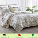 Tommy Bahama Baker's Bluff Comforter/sham Set, Silvery Blue - New. Fixed Price $115.00.