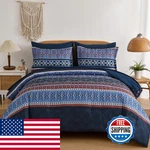 Wongs Bedding Comforter Set King Size BOHO7 Pieces Bohemian. Fixed Price $74.12.