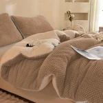 Llancl 3D Jacquard Design Comforter Set, Ultra-soft Warm King Size Sherpa Fur.... Fixed Price $188.29.