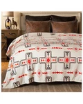 Carstens Home Wrangler Santa Fe Sun Plush Bed Blanket - King Size Cream. Fixed Price $76.66.