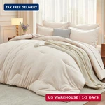 Muxhomo 7 Pieces King Comforter Set, Soft Bed Bag Size, All Season. Fixed Price $78.73.
