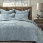 Evergrace Velvet Quilt Set Full/queen 90X92 Luxury Channel Bedding 3PC Soft New. Fixed Price $59.99.