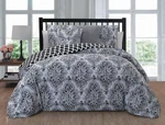 Avondale Manor Teagan 5-PC King Comforter/quilt Set Reversible Microfiber. Fixed Price $36.98.