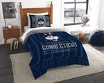 Northwest Ncaa Connecticut Huskies Comforter And Sham Set, Twin, Modern Take. Fixed Price $106.41.