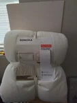 Sonoma Goods Life - Cotton Velvet Comforter Set With Shams Full/queen White. Fixed Price $67.17.