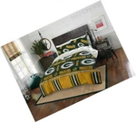 Green Bay Packers Bedding Set Full Nfl Football Home Pillow Superbowl Hd Tv. Fixed Price $127.47.