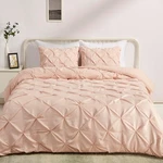 Amazon Basics Size Comforter Sets, All-season Full/queen, Blush. Fixed Price $59.01.