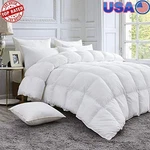 Luxurious Goose Down Comforter All-season Baffle Box 800 Thread Count 65 Oz Fill. Fixed Price $202.93.