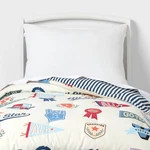 3PC Full/queen All Star Sports Kids' Comforter Bedding Set - Pillowfort. Fixed Price $21.99.