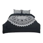 Uxcell 3-PIECE Bohemian Black Comforter Sets 3D Printed Themed. Fixed Price $47.80.