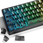 Black Pcbvision Shine Through Keycaps Set Oem Profile Fits 60/65/75/100 Pct. Fixed Price $41.07.