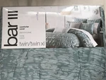 Bar Iii Twin Extra Long Diamond Pleat Comforter Cover Msrp $160. Fixed Price $49.99.
