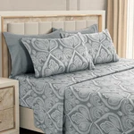 Luxury Deep Pocket 6 Piece Bed Sheet Set 1800 Series Hotel Comfort Paisley. Fixed Price $18.99.