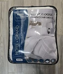 Hotel Grand White Goose Down Comforter King 108" X 98". Fixed Price $104.99.