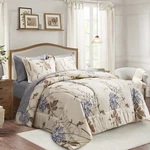 Joyreap 7 Piece Bed In Bag Queen, Elegant Flower Botanical Smooth Soft Microfi. Fixed Price $66.99.