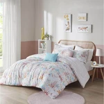 Iris Woodland Animals Cotton Reversible Comforter Set, Full/queen. Fixed Price $99.99.