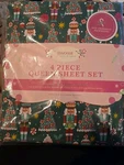Queen Set Candy Nutcracker Christmas Tree Peppermint Cupcake New. Fixed Price $34.99.