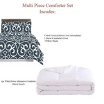Comforter Set- Cotton Victoria Duvet Cover +down Alternative Insert. Fixed Price $108.99.