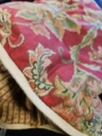 Chaps Ralph Lauren Annabelle Queen Reversible Comforter Red Floral Plaid. Fixed Price $85.00.