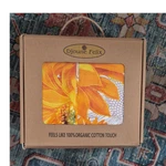Djoune Felix King Sheet Set Cotton Orange White Floral Extra Deep Pocket. Fixed Price $45.49.