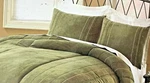 Gorgeous Rejuvenate 4-PIECE Queen Olive Luxurious Comforter Set By Lifestyles. Fixed Price $69.00.