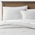 King Washed Cotton Sateen Comforter And Sham Set Light Gray - Threshold. Fixed Price $33.99.