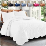 Luxury Bedspread Bedding Set 3 Piece Quilted Coverlet Throw Queen King Size. Fixed Price $24.29.