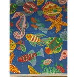 Waverly Fabric Key West Islander Beach Ocean Fish Seahorse Outdoor 1.5 Yards. Fixed Price $30.00.