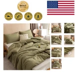 Rosgonia 3-PIECE King Comforter Set Olive Green Stylish Bohemian Bedding. Fixed Price $51.99.