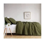 Brooklyn Loom Flax Linen Olive Green King 3-PIECE Duvet Set. Fixed Price $217.76.