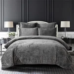 Sunshine Nicole Distressed Velvet Comforter Set, King, Grey. Fixed Price $89.58.