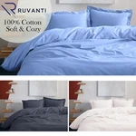 Duvet Cover 3 Pcs 100% Cotton Ultra Soft Bedding Sets Queen King Size. Fixed Price $31.99.