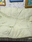 Ellison Vintage 90 X 98 King Size Light Green Floral Comforter, Shams& Bed Skirt. Fixed Price $44.99.