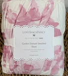 Pottery Barn Teen Loveshackfancy Garden Damask Smocked Sham (1) Euro Pink. Fixed Price $39.00.