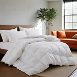100% Goose Feather Comforter, 300TC Cotton Cover King Queen Bed Blanket. Fixed Price $90.99.