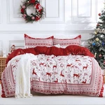 Caromio Christmas Duvet Cover Queen, Reversible Printed Comforter Set C.... Fixed Price $73.89.