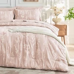 Muxhomo Cameo Pink Bed Bag King 7 Pieces, Comforter Set Reversible Bot. Fixed Price $85.99.