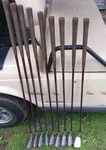 King Viper Oversized Iron Set 3-9,PW Sw Carbon Fiber Shafts Chamois Grips Rh. Fixed Price $99.95.