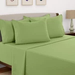 6 Piece Bed Sheet Set 1800 Series Microfiber Comfort Deep Pocket Hotel. Fixed Price $23.99.