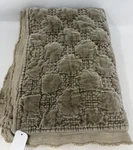 New Pottery Barn Velvet Lattice Standard Shams Set Of 2 Taupe. Fixed Price $44.95.