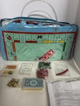 Vintage Monopoly Inflatable Board Game Set Tote Bag 2001 Kidz Kraze. Fixed Price $29.99.