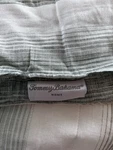Tommy Bahama 3 Pc King Comforter Green Striped Island Estate Collection. Fixed Price $87.50.