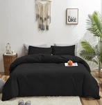 Karever Black Comforter Set Cal King Dark Color Bedding Soft Durable Blan.... Fixed Price $115.90.